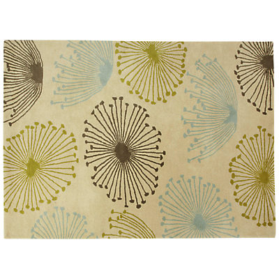 Sanderson Dandelion Rug, L280 x W200cm Duck Egg and olive Sanderson Dandelion Rug, L280 x W200cm Duck Egg and olive